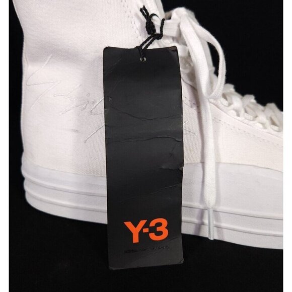 Adidas Y-3 Yuben Mid Sneaker Size M5 W7.5 White EF2654 $269 - Picture 9 of 13
